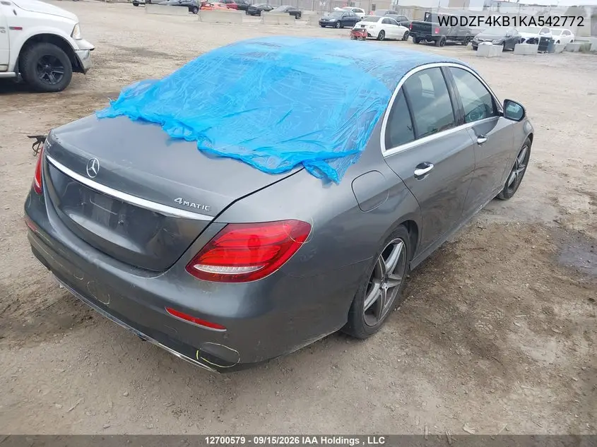 2019 MERCEDES E-KLASSE VIN WDDZF4KB1KA542772 — фото 6
