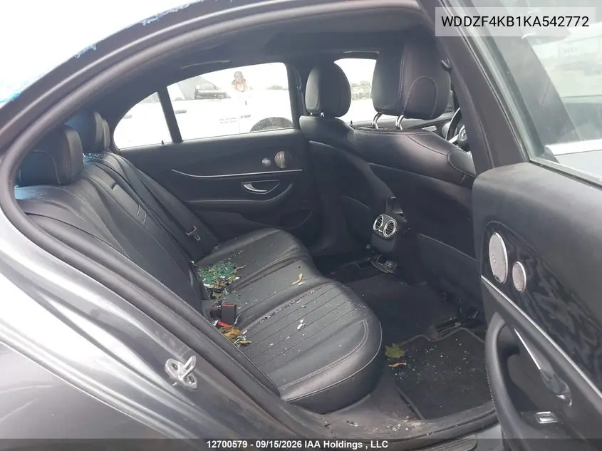 2019 MERCEDES E-KLASSE VIN WDDZF4KB1KA542772 — фото 8