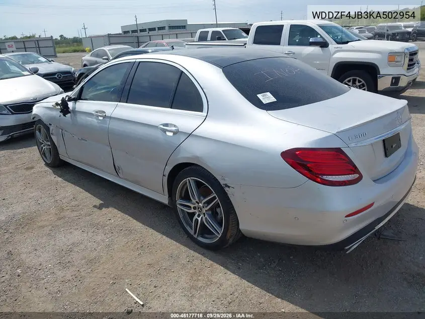 2019 MERCEDES E-KLASSE VIN WDDZF4JB3KA502954 — фото 3