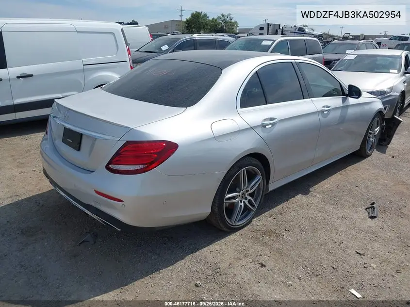 2019 MERCEDES E-KLASSE VIN WDDZF4JB3KA502954 — фото 4