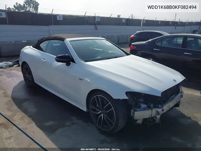 MERCEDES E-KLASSE 2019, VIN WDD1K6BB0KF082494
