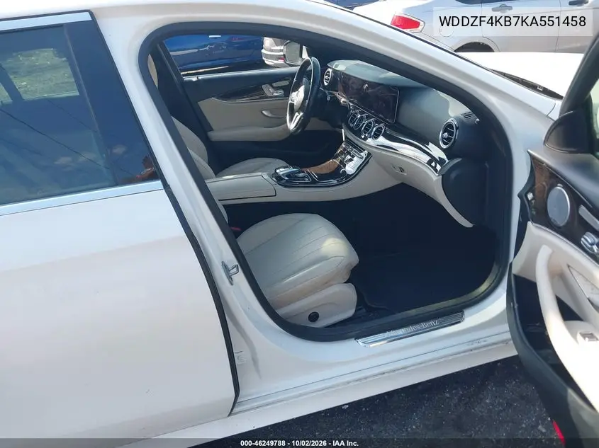 2019 MERCEDES E-KLASSE VIN WDDZF4KB7KA551458 — фото 5