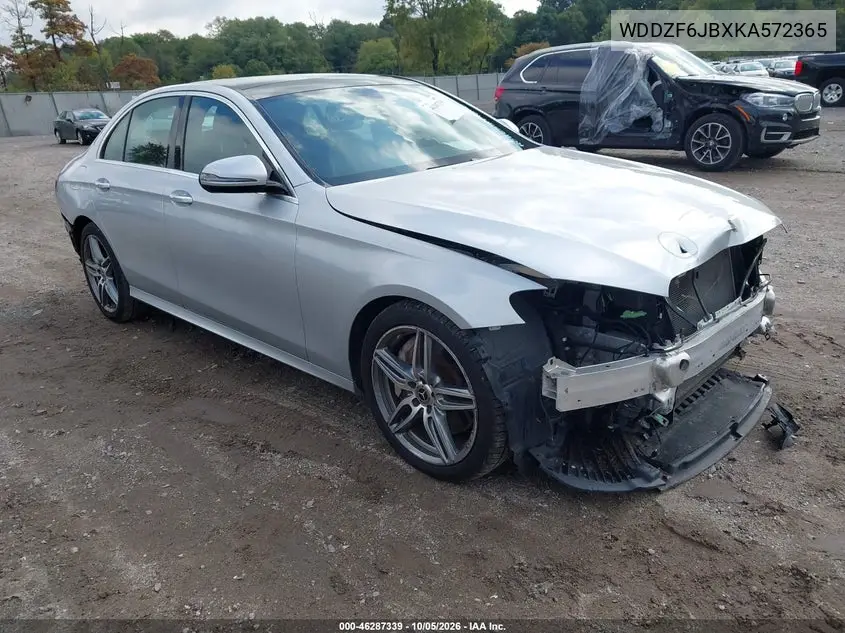 MERCEDES E-KLASSE 2019, VIN WDDZF6JBXKA572365