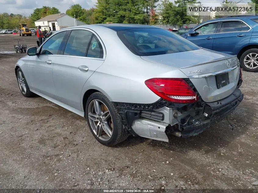 2019 MERCEDES E-KLASSE VIN WDDZF6JBXKA572365 — фото 3