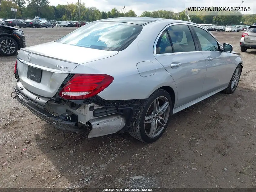 2019 MERCEDES E-KLASSE VIN WDDZF6JBXKA572365 — фото 4