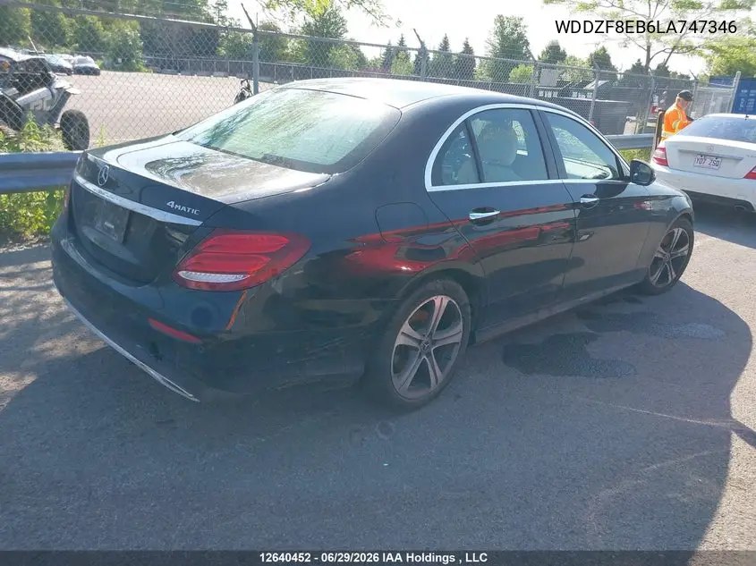 2020 MERCEDES E-KLASSE VIN WDDZF8EB6LA747346 — фото 4