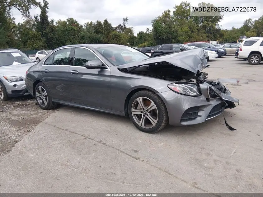 MERCEDES E-KLASSE 2020, VIN WDDZF8EB5LA722678
