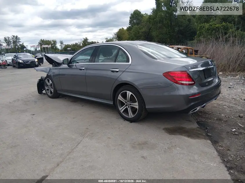2020 MERCEDES E-KLASSE VIN WDDZF8EB5LA722678 — фото 3