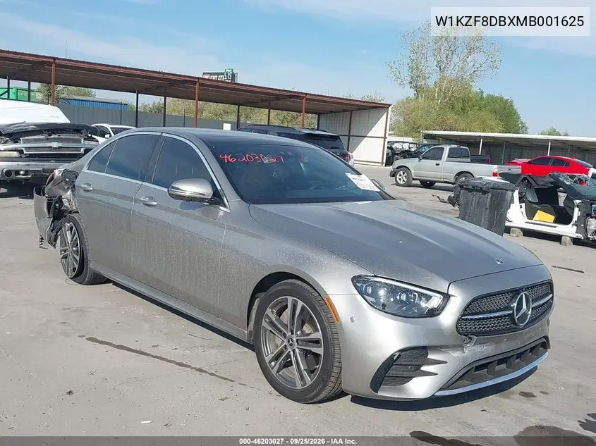 MERCEDES E-KLASSE 2021, VIN W1KZF8DBXMB001625