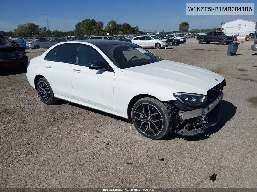 MERCEDES E-KLASSE 2021, VIN W1KZF5KB1MB004186