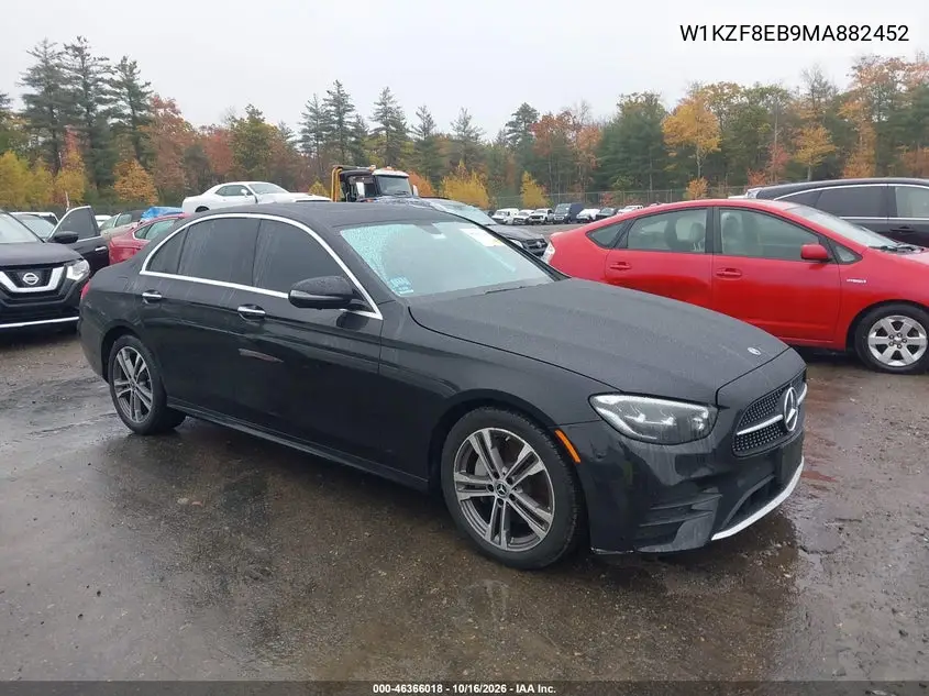 MERCEDES E-KLASSE 2021, VIN W1KZF8EB9MA882452