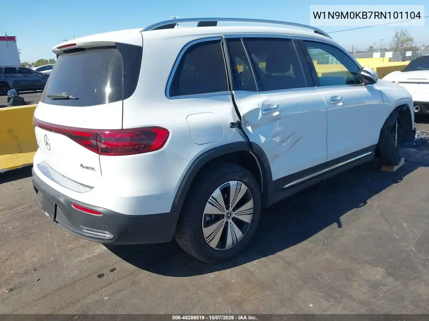 2024 MERCEDES EQB VIN W1N9M0KB7RN101104 — фото 4