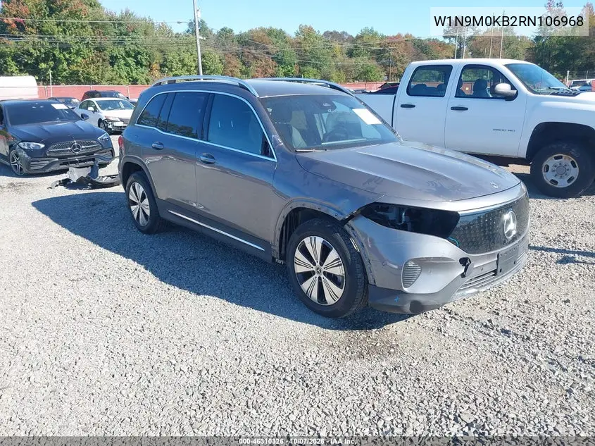 MERCEDES EQB 2024, VIN W1N9M0KB2RN106968