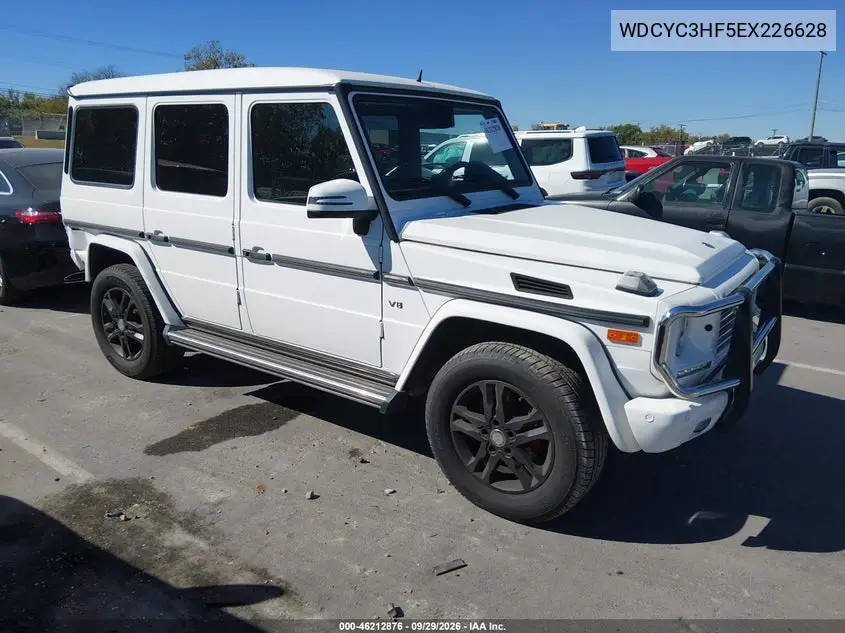 MERCEDES G-KLASSE 2014, VIN WDCYC3HF5EX226628