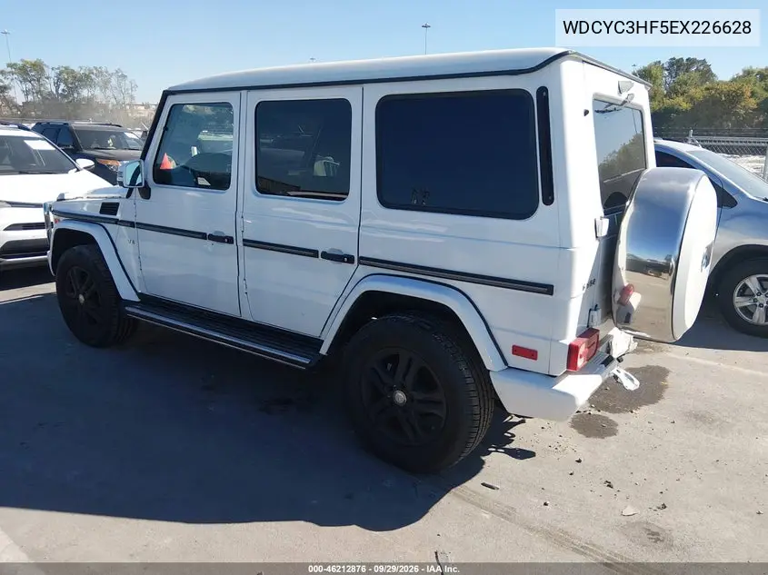 2014 MERCEDES G-KLASSE VIN WDCYC3HF5EX226628 — фото 3