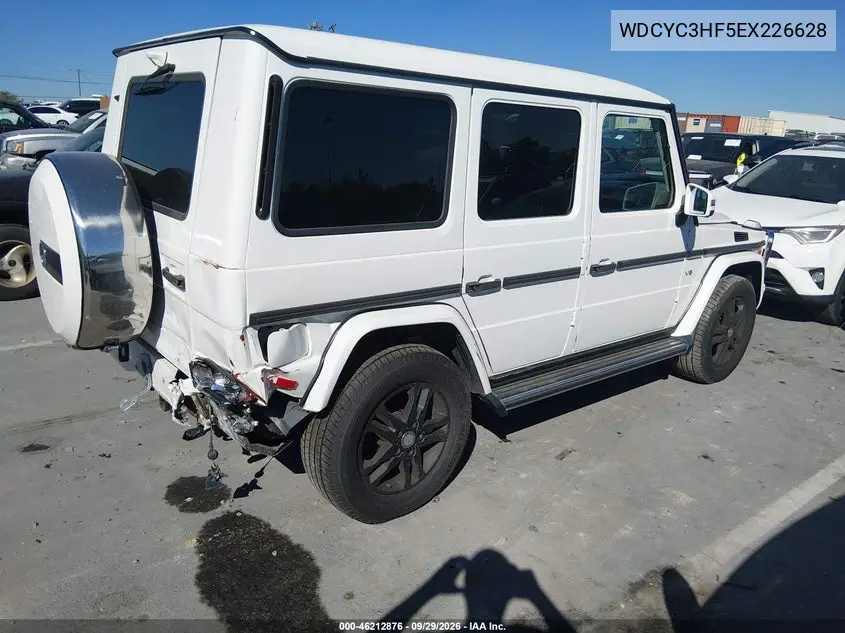 2014 MERCEDES G-KLASSE VIN WDCYC3HF5EX226628 — фото 4