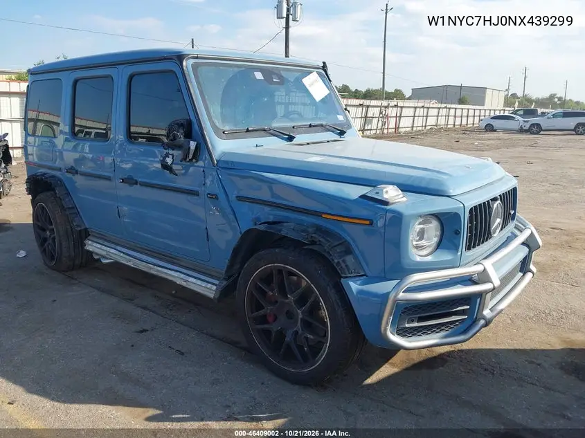MERCEDES G-KLASSE 2022, VIN W1NYC7HJ0NX439299