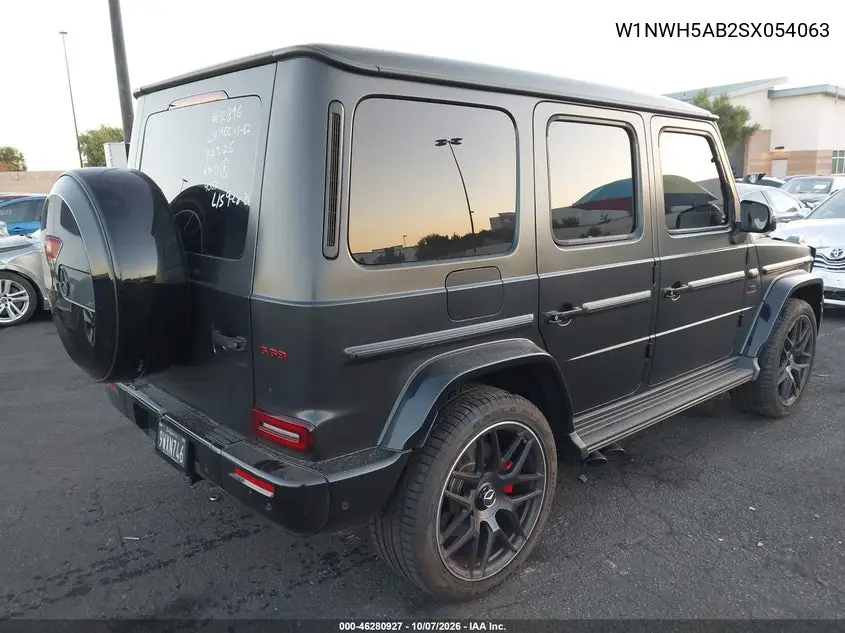 2025 MERCEDES G-KLASSE VIN W1NWH5AB2SX054063 — фото 4