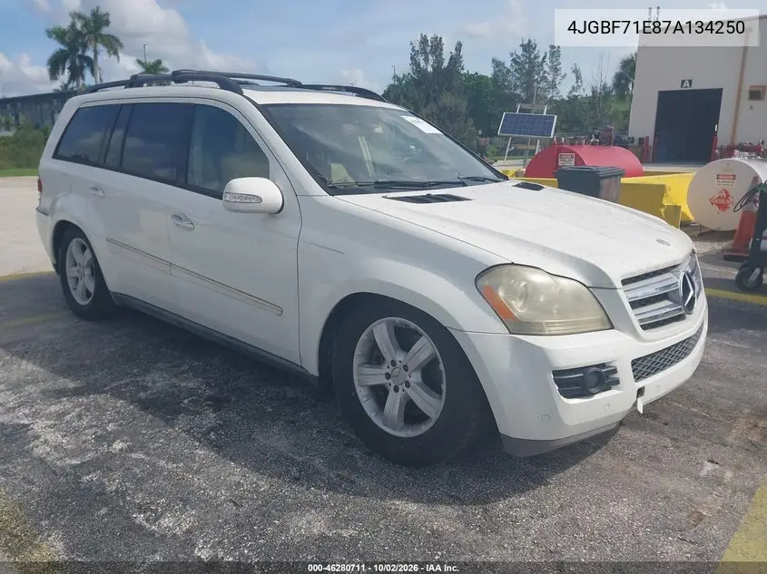 MERCEDES GL-KLASSE 2007, VIN 4JGBF71E87A134250
