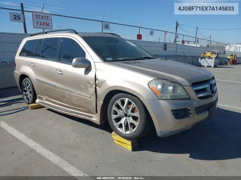 MERCEDES GL-KLASSE 2007, VIN 4JGBF71EX7A145833