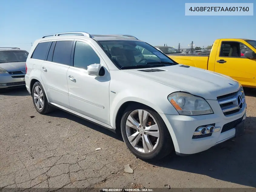 MERCEDES GL-KLASSE 2010, VIN 4JGBF2FE7AA601760