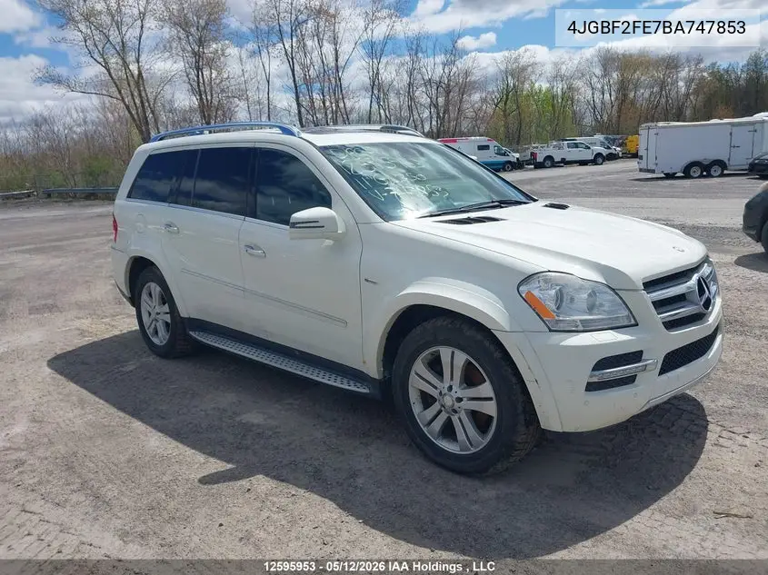 MERCEDES GL-KLASSE 2011, VIN 4JGBF2FE7BA747853