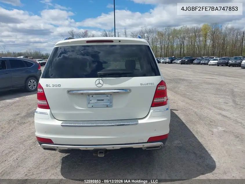 2011 MERCEDES GL-KLASSE VIN 4JGBF2FE7BA747853 — фото 16