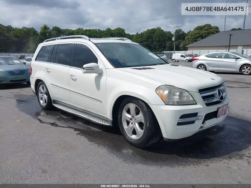 MERCEDES GL-KLASSE 2011, VIN 4JGBF7BE4BA641475