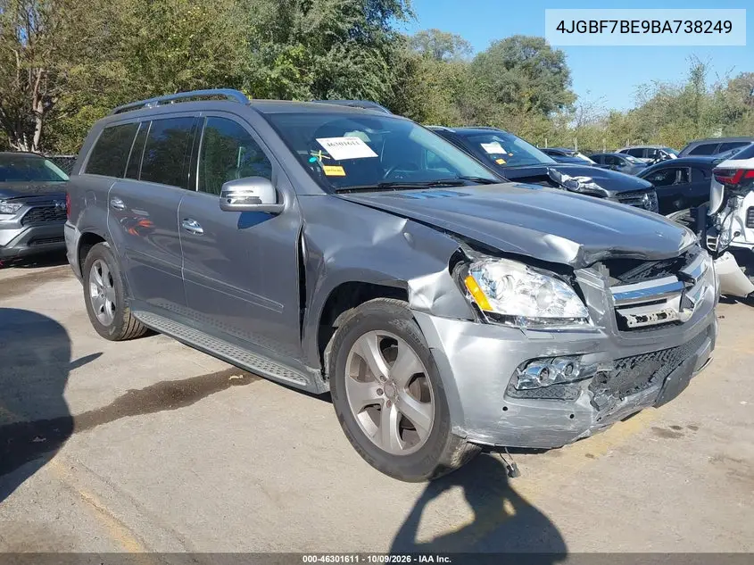 MERCEDES GL-KLASSE 2011, VIN 4JGBF7BE9BA738249