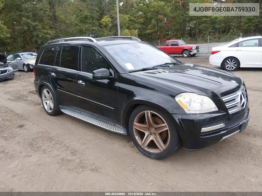MERCEDES GL-KLASSE 2011, VIN 4JGBF8GE0BA759330