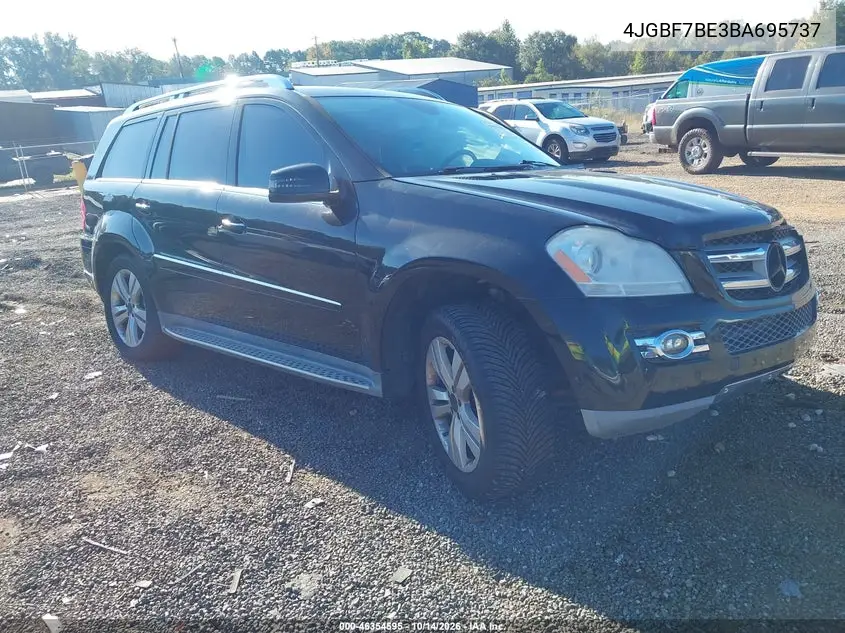 MERCEDES GL-KLASSE 2011, VIN 4JGBF7BE3BA695737