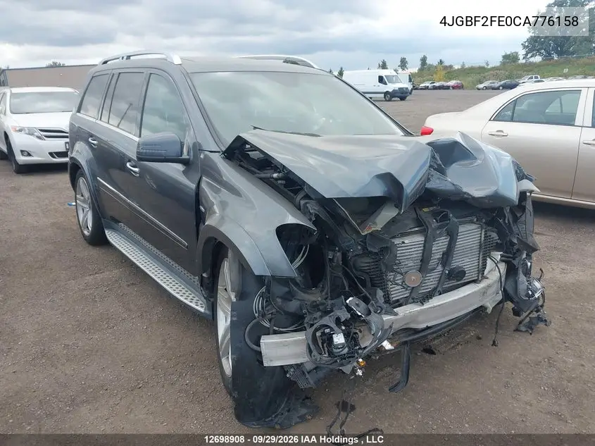 MERCEDES GL-KLASSE 2012, VIN 4JGBF2FE0CA776158