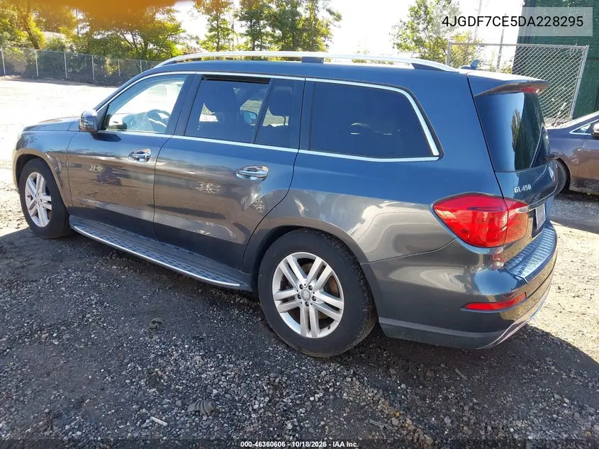2013 MERCEDES GL-KLASSE VIN 4JGDF7CE5DA228295 — фото 3