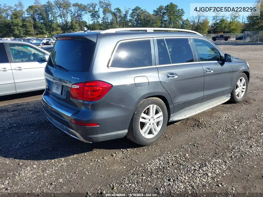 2013 MERCEDES GL-KLASSE VIN 4JGDF7CE5DA228295 — фото 4