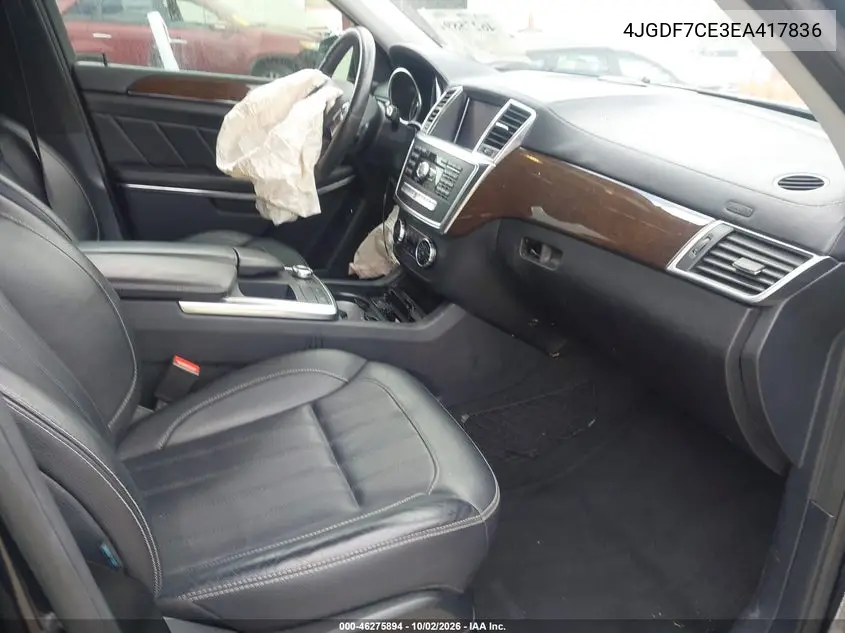 2014 MERCEDES GL-KLASSE VIN 4JGDF7CE3EA417836 — фото 5
