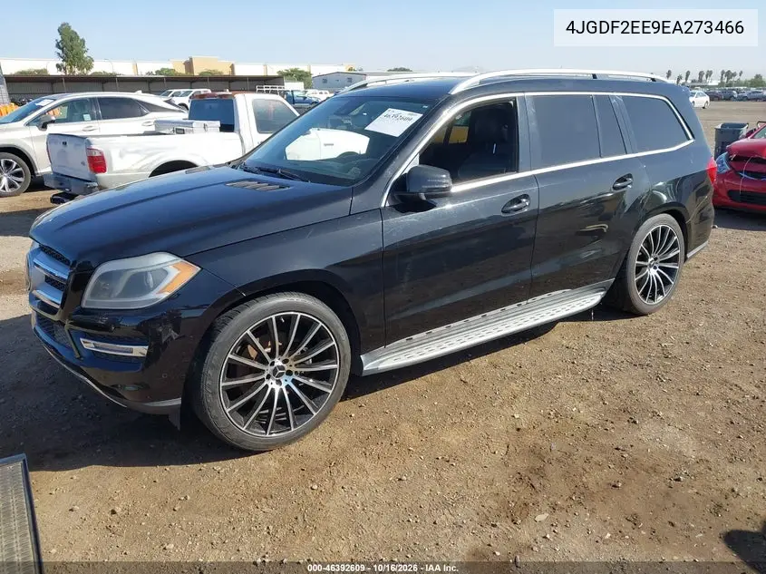 2014 MERCEDES GL-KLASSE VIN 4JGDF2EE9EA273466 — фото 2