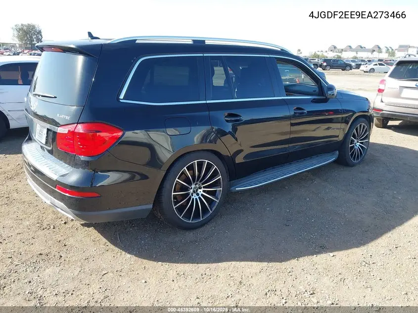 2014 MERCEDES GL-KLASSE VIN 4JGDF2EE9EA273466 — фото 4