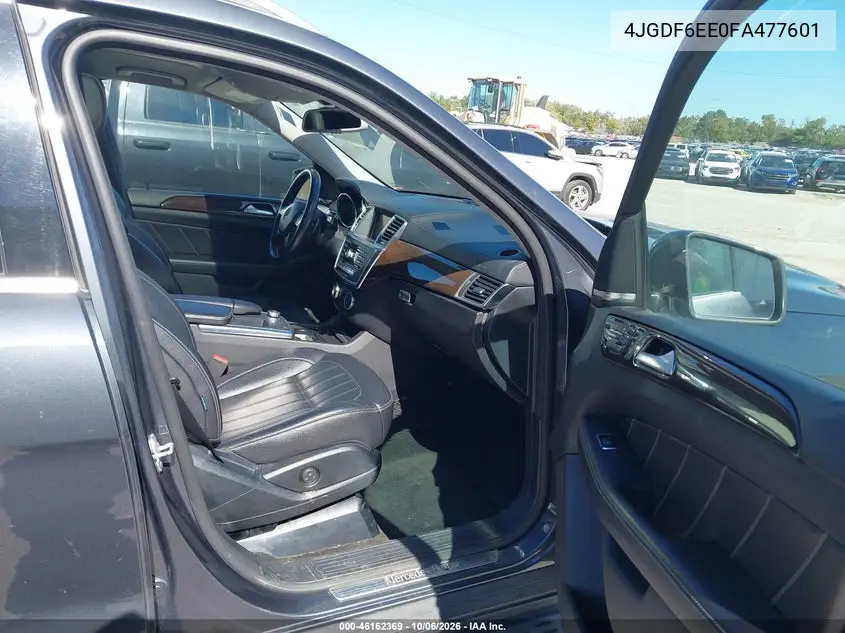 2015 MERCEDES GL-KLASSE VIN 4JGDF6EE0FA477601 — фото 5