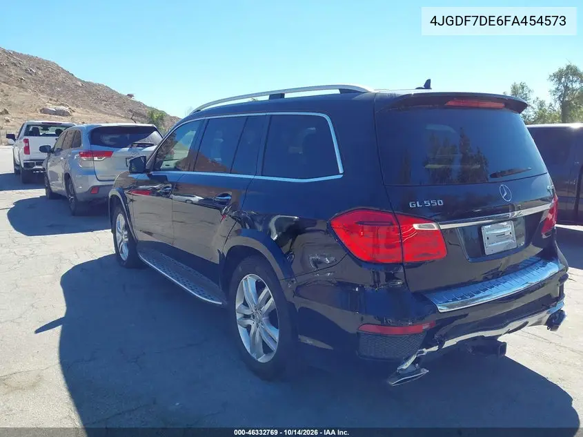 2015 MERCEDES GL-KLASSE VIN 4JGDF7DE6FA454573 — фото 3