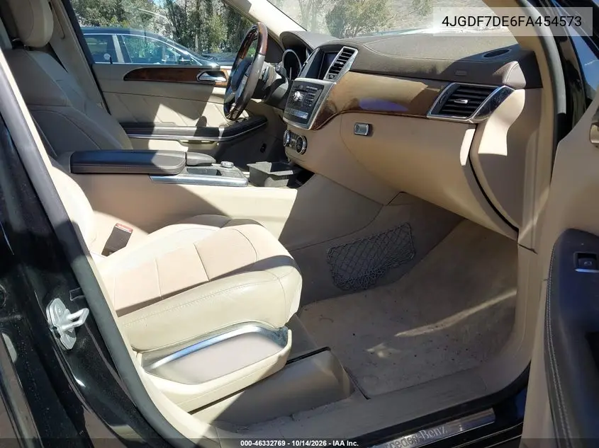 2015 MERCEDES GL-KLASSE VIN 4JGDF7DE6FA454573 — фото 5