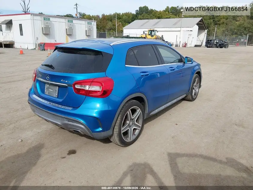 2015 MERCEDES GLA-KLASSE VIN WDCTG4GBXFJ166854 — фото 4