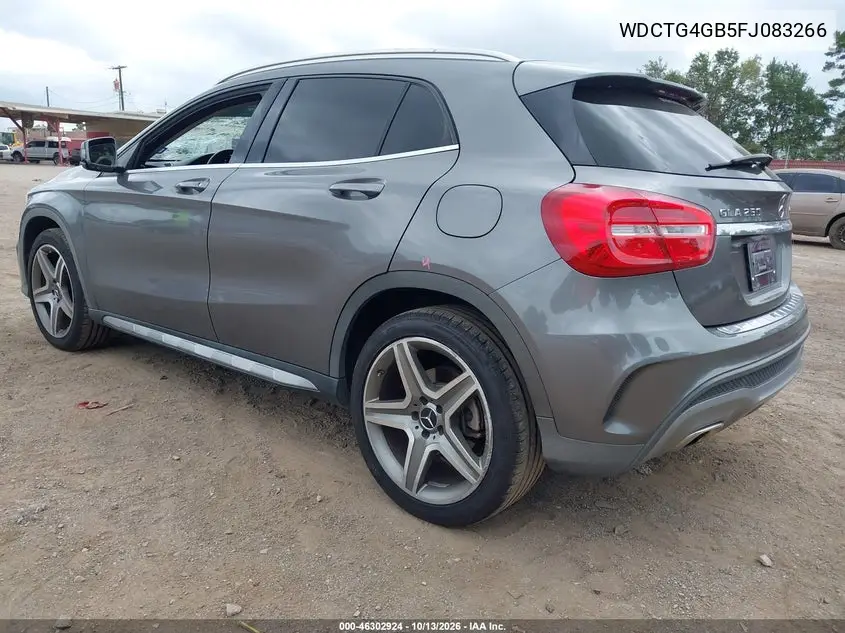 2015 MERCEDES GLA-KLASSE VIN WDCTG4GB5FJ083266 — фото 3