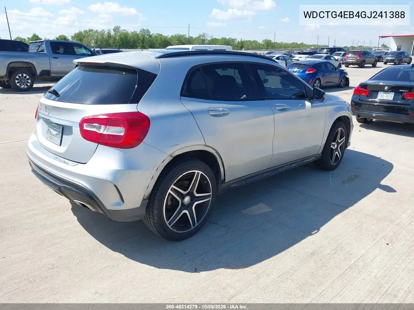 2016 MERCEDES GLA-KLASSE VIN WDCTG4EB4GJ241388 — фото 4