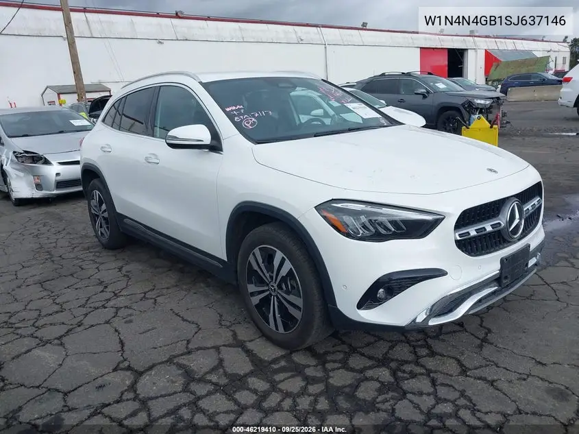 MERCEDES GLA-KLASSE 2025, VIN W1N4N4GB1SJ637146