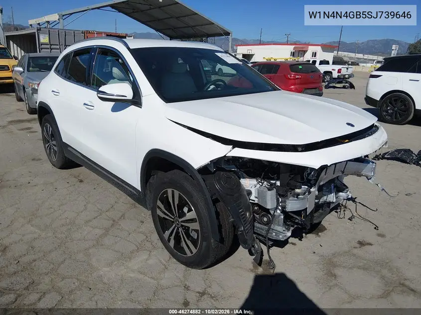 MERCEDES GLA-KLASSE 2025, VIN W1N4N4GB5SJ739646