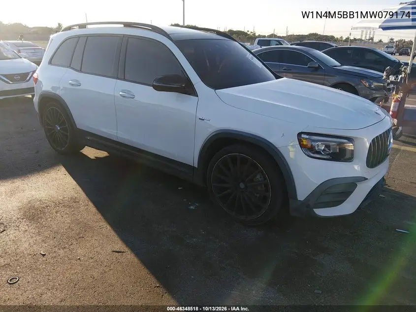 MERCEDES GLB 2021, VIN W1N4M5BB1MW079174
