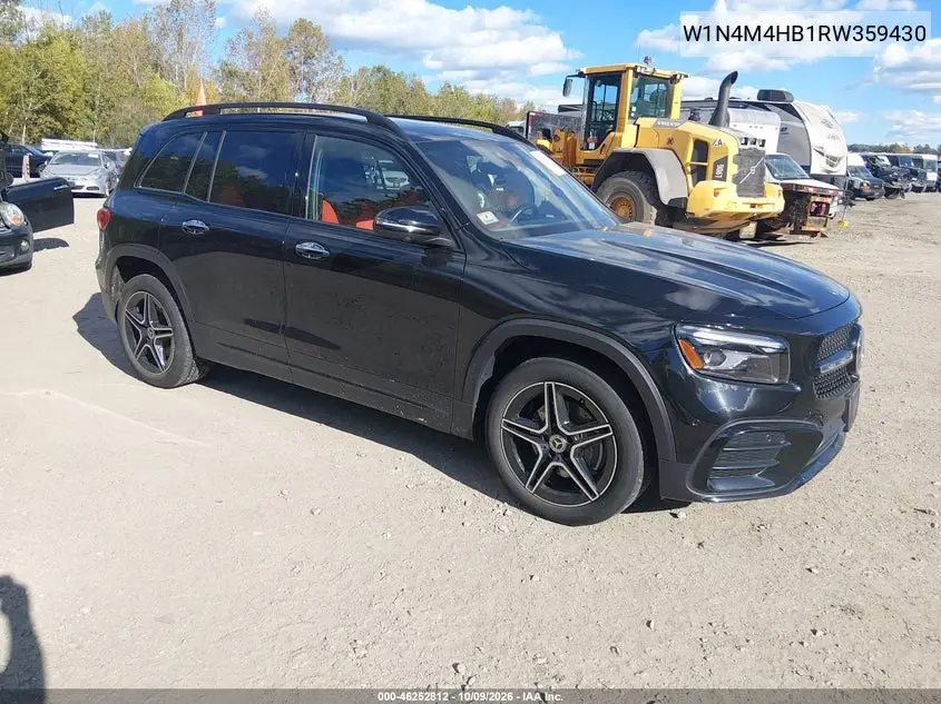 MERCEDES GLB 2024, VIN W1N4M4HB1RW359430