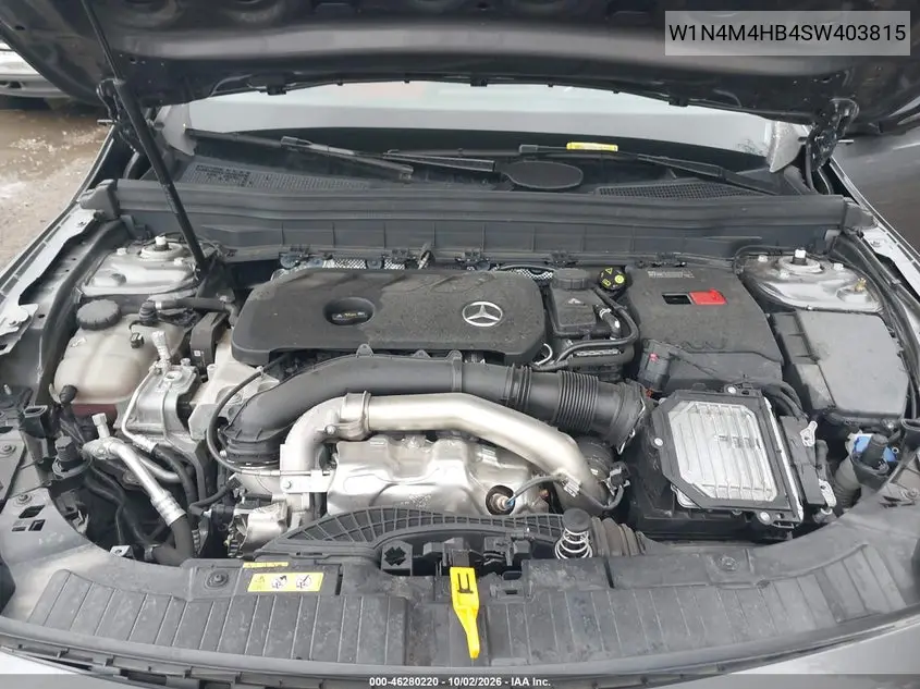 2025 MERCEDES GLB VIN W1N4M4HB4SW403815 — фото 10