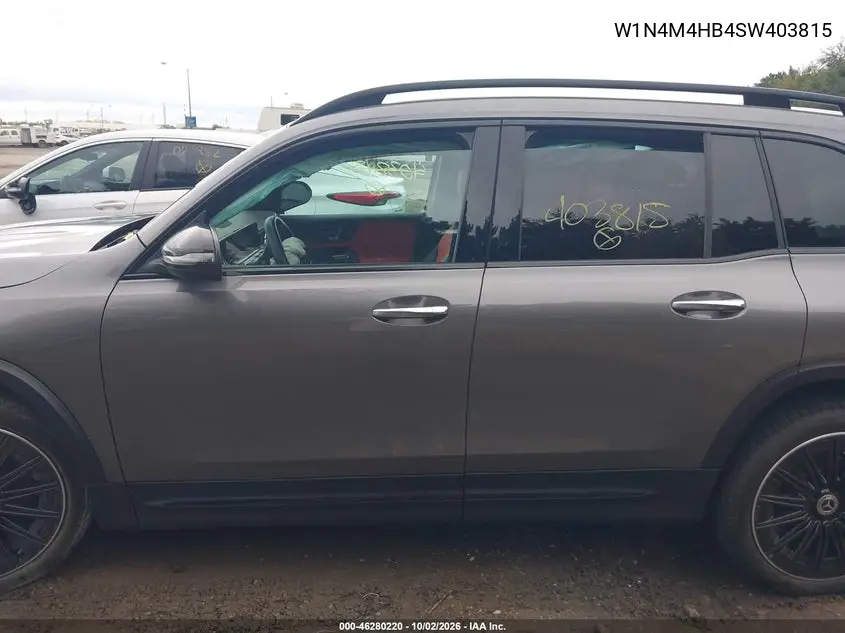 2025 MERCEDES GLB VIN W1N4M4HB4SW403815 — фото 14