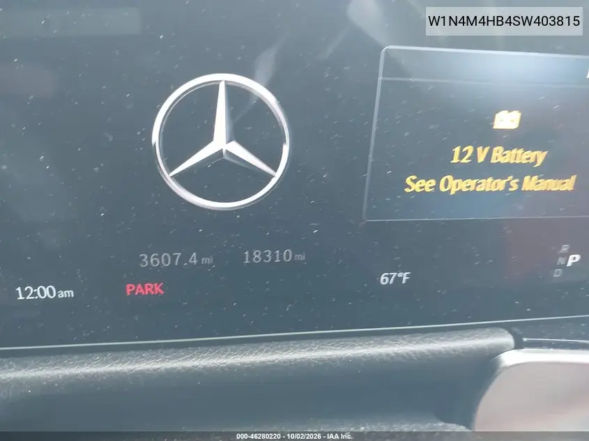 2025 MERCEDES GLB VIN W1N4M4HB4SW403815 — фото 15